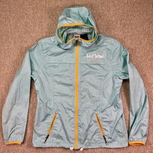 Harley Davidson Women's Lightweight Hooded Windbreaker Skull Graphic Size L